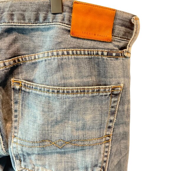 Lucky Brand 221 Original Straight Leg Jeans Mens 36 x 34 Medium Wash - Picture 11 of 14